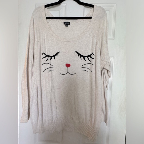 Torrid Cat face Sweater - Picture 1 of 1